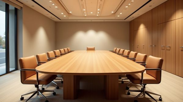 Choisir une table de réunion adaptée pour 20 personnes
